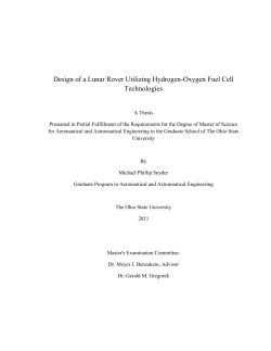 Design of a Lunar Rover Utilizing Hydrogen