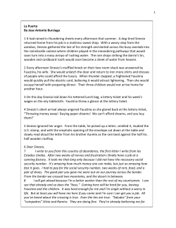 La Puerta 89th Commencement and questions PDF