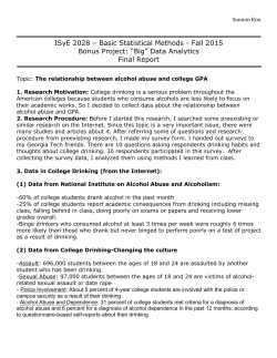 Final Report - Georgia Tech ISyE