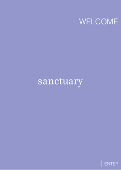 Sanctuary Treatment Menu