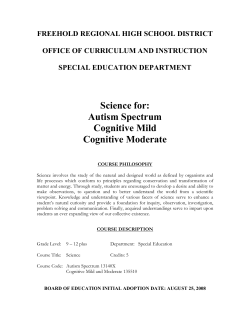 Science for - Freehold Regional High School District