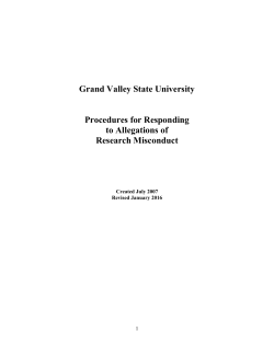 GV Policy on Research Integrity