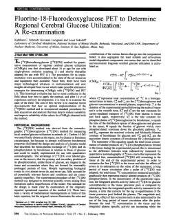 Fluorine- 18-Fluorodeoxyglucose PET to