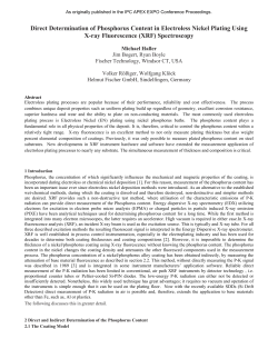 Direct Determination of Phosphorus Content