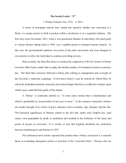 The Scarlet Letter: &ldquo;F&rdquo; J. Wesley Casteen, Esq., CPA &ndash; &copy; 2012 A