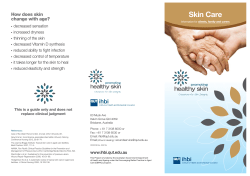 Skin Care - Brisbane North PHN