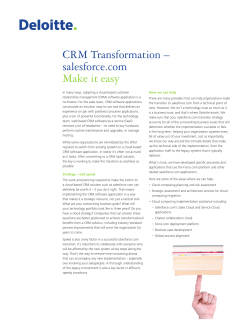 CRM Transformation