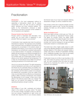 Fractionation - JP3 Measurement
