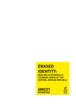 ERASED IDENTITY: