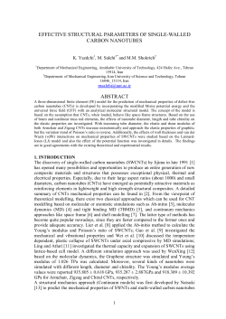effective structural parameters of single