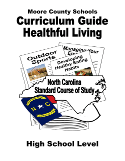 Health/PE - Moore County Schools