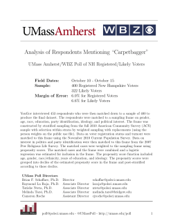 Analysis of Respondents Mentioning &ldquo;Carpetbagger&rdquo;