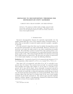 Obstacles to decomposition theorems for sixth-root-of