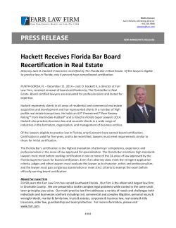 For further information contact