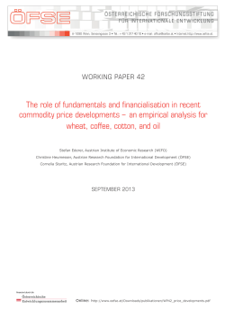 The role of fundamentals and financialisation in recent commodity