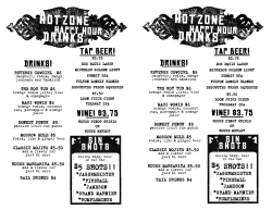 Happy Hour - Chino Latino