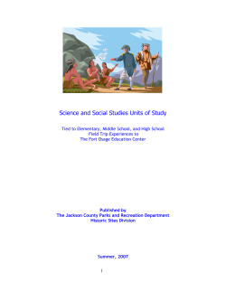 Fort Osage Curriculum Guide