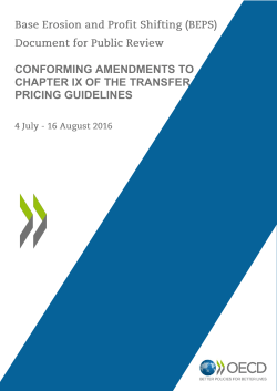 Conforming Amendments to Chapter IX of the Transfer