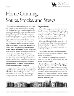 FCS3-586: Home Canning Soups, Stocks, and Stews