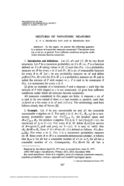 mixtures of nonatomic measures 507