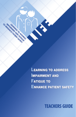 teachers guide - University of Florida Graduate Medical Education