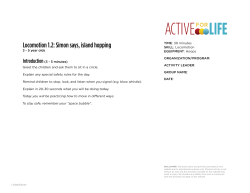 Locomotion 1.2: Island hopping