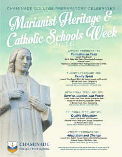 CHAMINADE COLLEGE PREPARATORY CELEBRATES