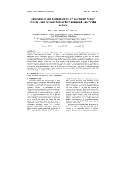 Investigation and Evaluation of Low cost Depth Sensor System