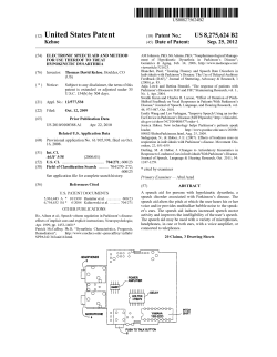 Electronic speech aid and method for use thereof to treat hypokinetic