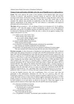Change of state and location with light verbs