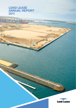 lend lease annual report 2011