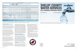 SHELBY COUNTY WATER SERVICES