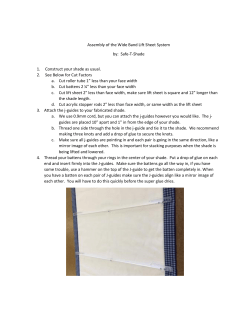 Assembly of the Wide Band Lift Sheet System by: Safe-T