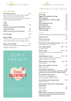 don`t forget! - The Queen o` t` owd Thatch