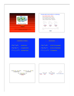 Unsaturated hydrocarbons containing