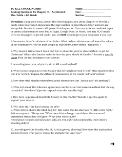 Reading Questions for Chapter 10