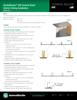 TECHNICAL BuLLETIN #16