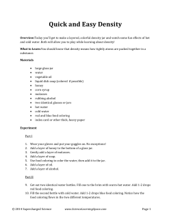 Quick and Easy Density - Science Learning Space