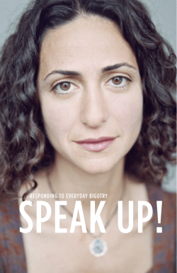 SPEAK UP! handbook - Southern Poverty Law Center