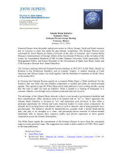 Meeting Summary - Center for Transatlantic Relations