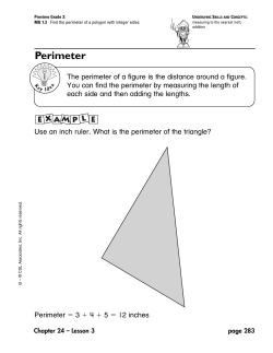 Perimeter - MathCoach Interactive