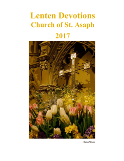 Lenten Devotions - Church of Saint Asaph