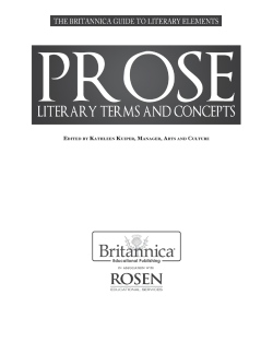 The Britannica Guide to Literary Elements Poetry and Drama