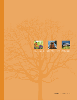 2010 - Alachua County Property Appraiser