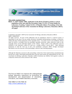 Application of the Hardy-Weinberg model to a mixed population of