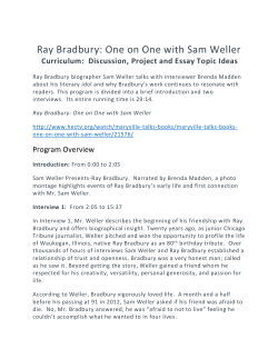 Ray Bradbury: One on One with Sam Weller - HEC-TV