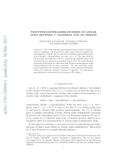 Pointwise-generalized-inverses of linear maps between C