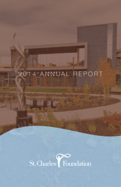 2014 annual report - St. Charles Health System