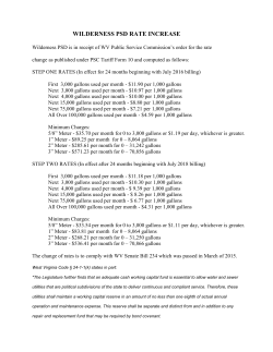 Announcement For Rate Increase 062016