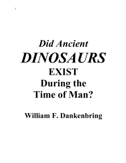 Dinosaurs in the Time of Man?